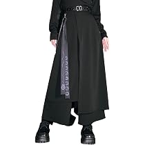 Amazon | [TOWYYO] チャイナ服 袴 パンツ サルエルパンツ メンズ 無地